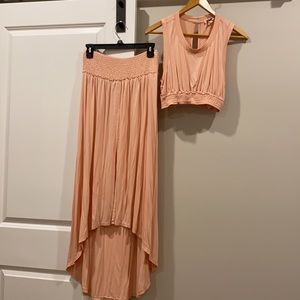 Free People Morningside Light Pink Set Size M